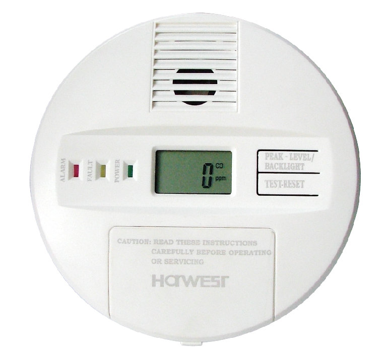 Battery-operated CO Alarm With LCD Display; Comply with EN50291